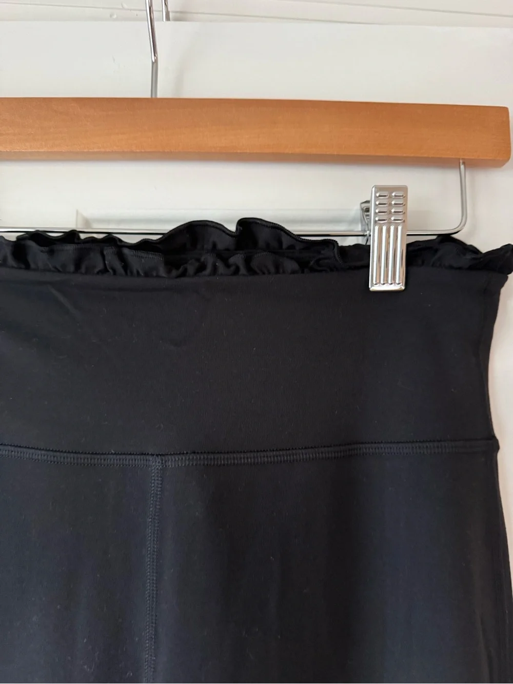 Lululemon Nulu Ruffle Trim Flared Pant Black